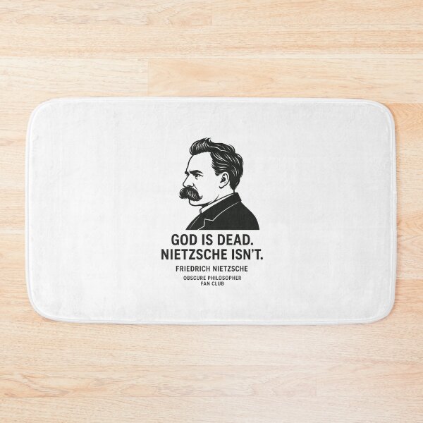 Item preview, Friedrich Nietzsche – Obscure Philosopher Fan Club designed and sold by Grand Illusions.