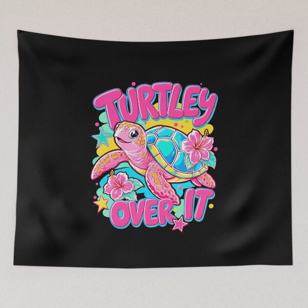 Item preview, Turtley Over It Turtle Preppy Sea Summer Beach designed and sold by KarimSoCute.