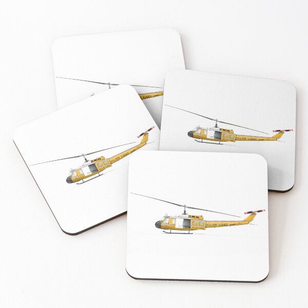 Item preview, BELL 205 - UH-1H IROQUOIS HUEY BATTLEFIELD TAXI designed and sold by Grubby Fingers Aircraft Illustration.