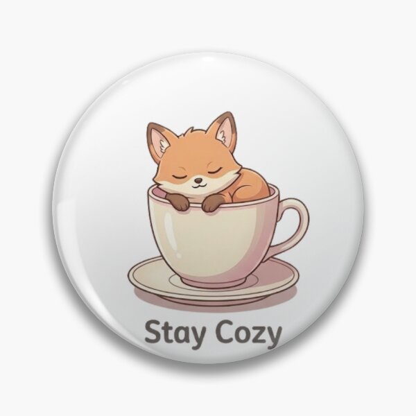 Item preview, Cute Kawaii Teacup Fox Stay Cozy designed and sold by GiggleInkTees.