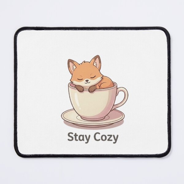 Item preview, Cute Kawaii Teacup Fox Stay Cozy designed and sold by GiggleInkTees.