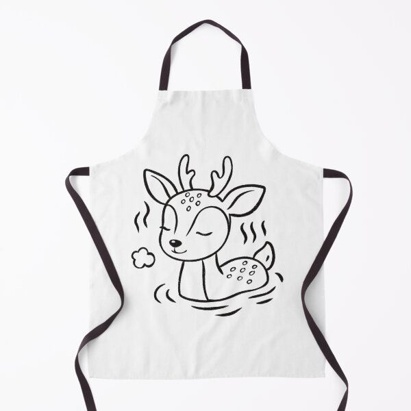 Item preview, Cute Little Deer in a Japanese Onsen designed and sold by Milovidova.