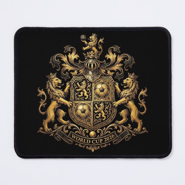 Item preview, Golden Heraldic Crest — Football World Cup 2026 Classic Style designed and sold by David Mateo ArtWorks.