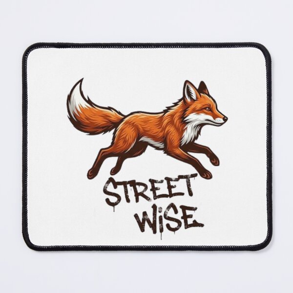 Item preview, Streetwise Dynamic Running Red Fox Graphic designed and sold by GiggleInkTees.