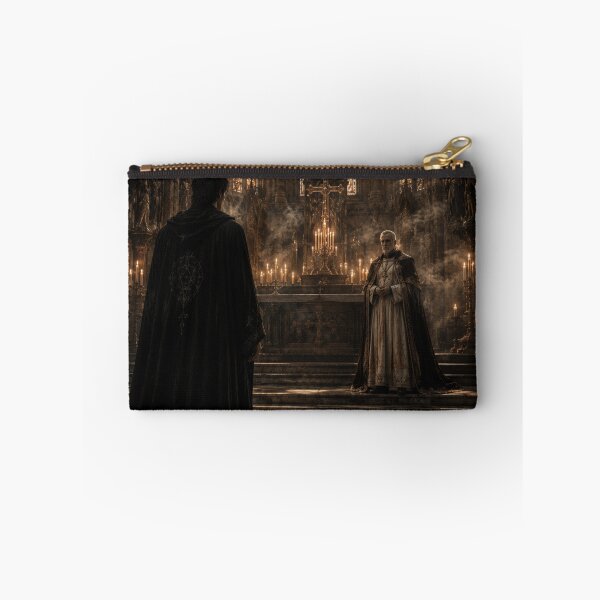 Item preview, Gothic Cathedral Fantasy Art Print | Dark Medieval Church and Mage Wall Art designed and sold by Element Horizon Studio.