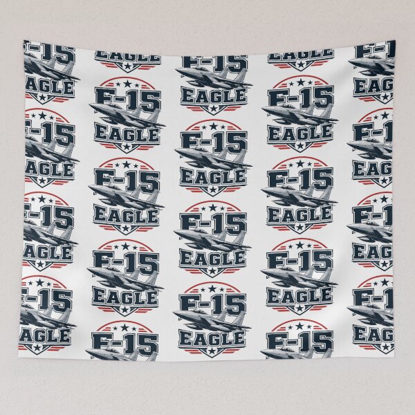 Item preview, F15 Eagle Tactical Fighter Jet Typography Art designed and sold by Combat Skies.