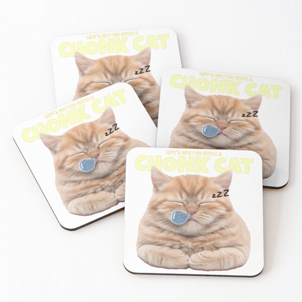 Item preview, Lifes Better With A Chonk Cat Sleeping Orange Tabby designed and sold by GenZFashion000.