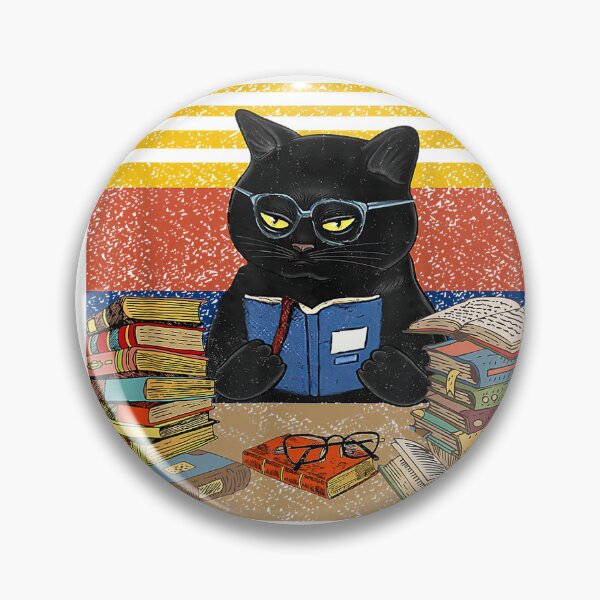Item preview, Do Not Disturb When I'm Reading A Book Black Glassed Cat T-Shirt designed and sold by rawr00.
