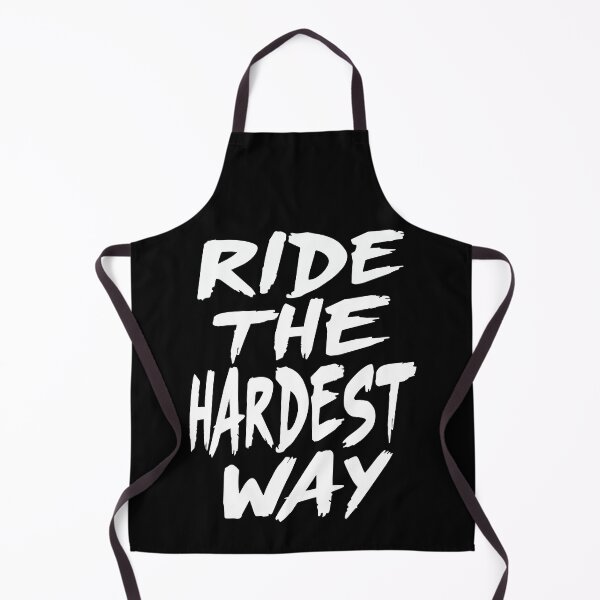 Item preview, Ride The Hardest Way Typography | Bold Motivational Rider Quote Design designed and sold by Jt41.