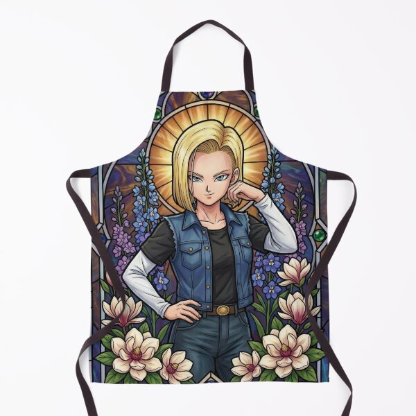 Item preview, Blonde Cyborg Stained Glass designed and sold by Thunderbelts.