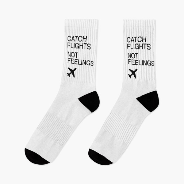 Item preview, Catch Flights Not Feelings - Aesthetic Boarding Pass Sticker / T-Shirt designed and sold by Unrecuerdoshop.