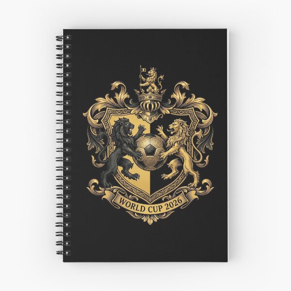 Item preview, Black and Gold Heraldic Crest — Football World Cup 2026 designed and sold by David Mateo ArtWorks.