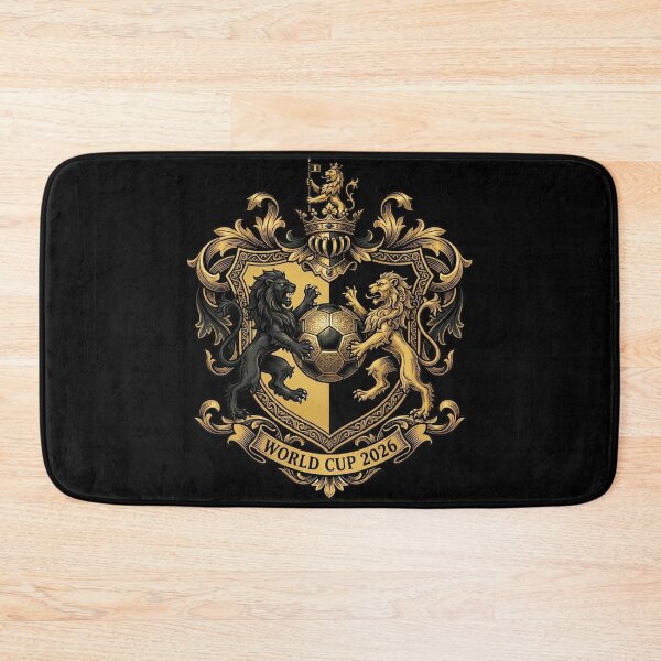 Item preview, Black and Gold Heraldic Crest — Football World Cup 2026 designed and sold by David Mateo ArtWorks.