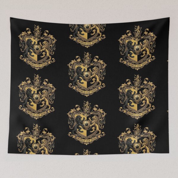Item preview, Black and Gold Heraldic Crest — Football World Cup 2026 designed and sold by David Mateo ArtWorks.