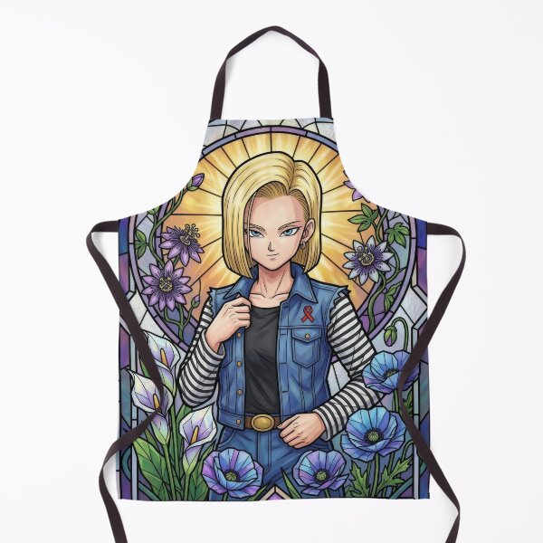 Item preview, Blonde Cyborg Stained Glass designed and sold by Thunderbelts.