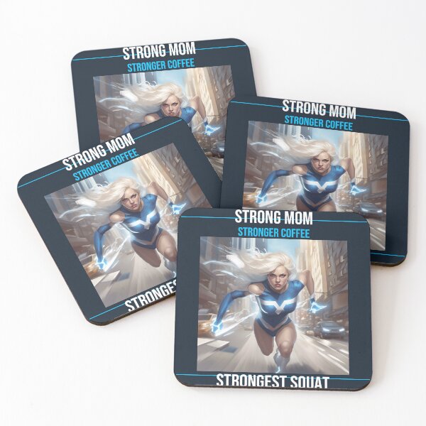Item preview, Strong Mom Stronger Coffee Strongest Squat Gym Mom designed and sold by Laylon013.