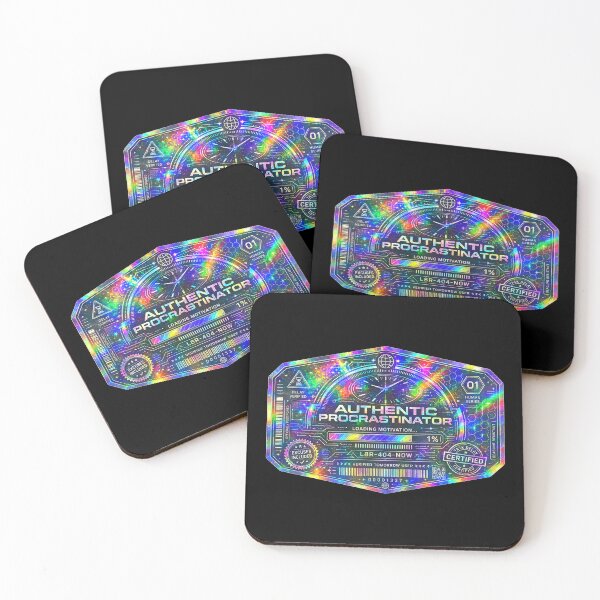 Item preview, Authentic Procrastinator Hologram Certificate designed and sold by Extravanganzza.