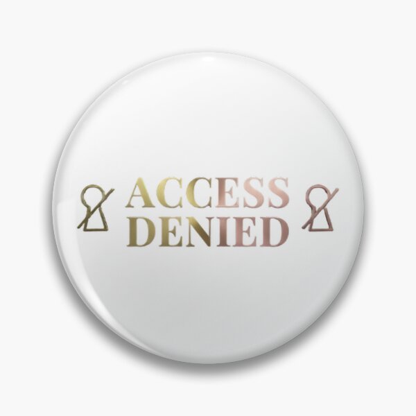 Item preview, Access Denied - Cyber Security Rose Gold Tech Design designed and sold by BoundaryCo.