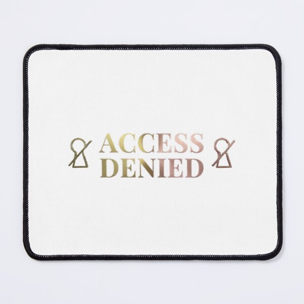 Item preview, Access Denied - Cyber Security Rose Gold Tech Design designed and sold by BoundaryCo.