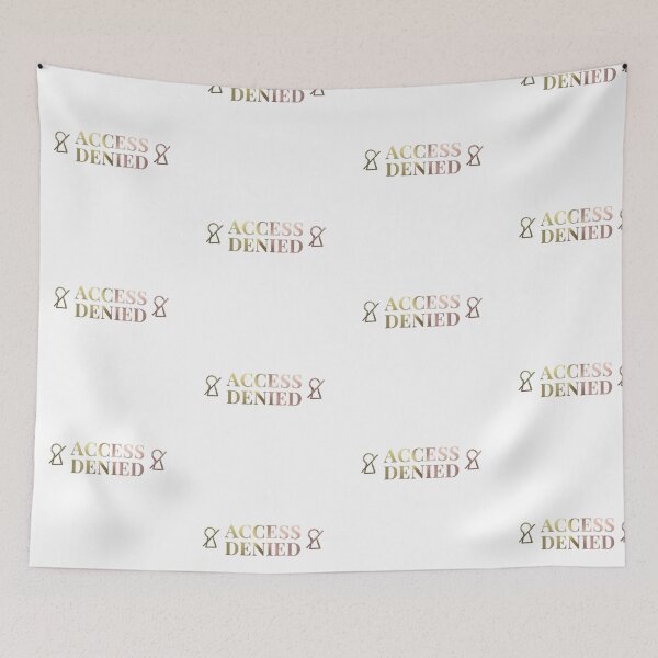 Item preview, Access Denied - Cyber Security Rose Gold Tech Design designed and sold by BoundaryCo.