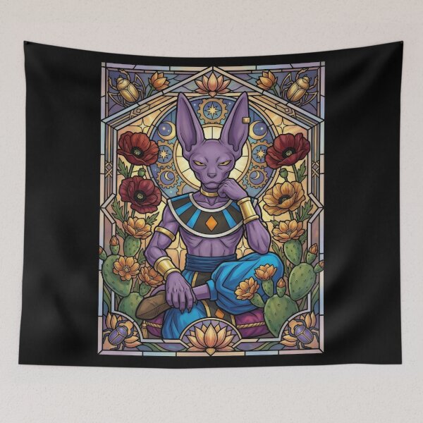 Item preview, Divine Cat Stained Glass designed and sold by Thunderbelts.