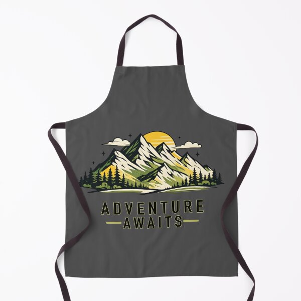 Item preview, Adventure Awaits Vintage Mountain Camping Hiking designed and sold by Mr Lee.