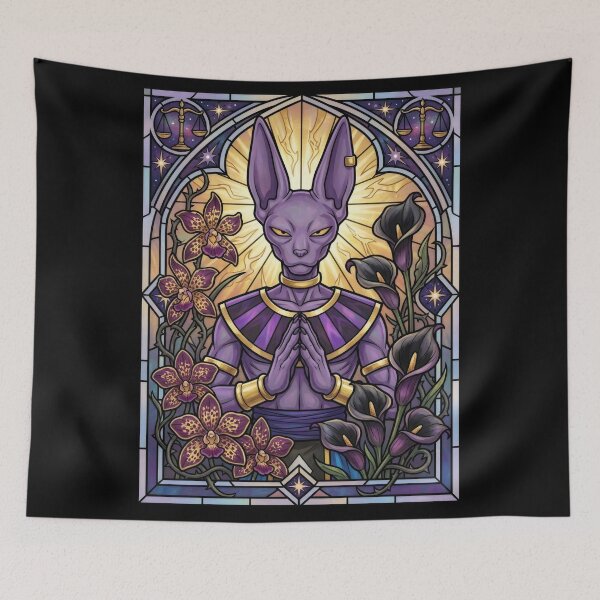 Item preview, Celestial Feline Stained Glass designed and sold by Thunderbelts.