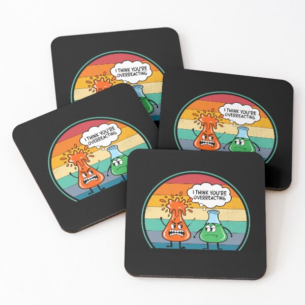 Item preview, I Think You're Overreacting Fun Nerd Chemistry designed and sold by KarimSoCute.