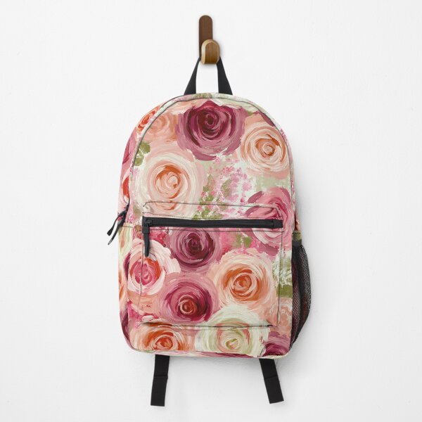 Item preview, Painterly Pink Rose Garden – Elegant Floral Pattern designed and sold by helgekerler.