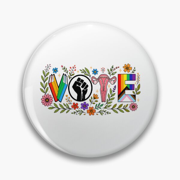 Item preview, Vote Wordplay - Books. Fist. Ovaries. LGTBQ Ally designed and sold by KarimSoCute.