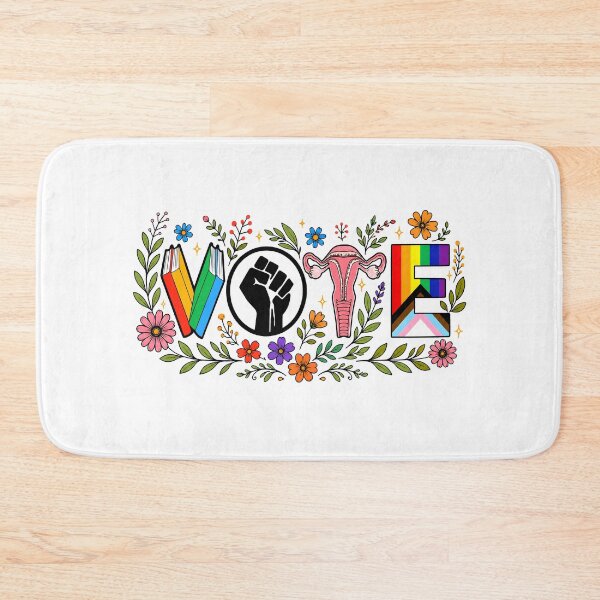 Item preview, Vote Wordplay - Books. Fist. Ovaries. LGTBQ Ally designed and sold by KarimSoCute.