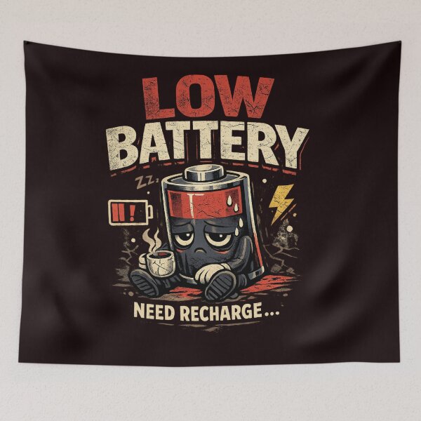 Item preview, Low Battery Mode — Coffee Needed designed and sold by ivodanivan.