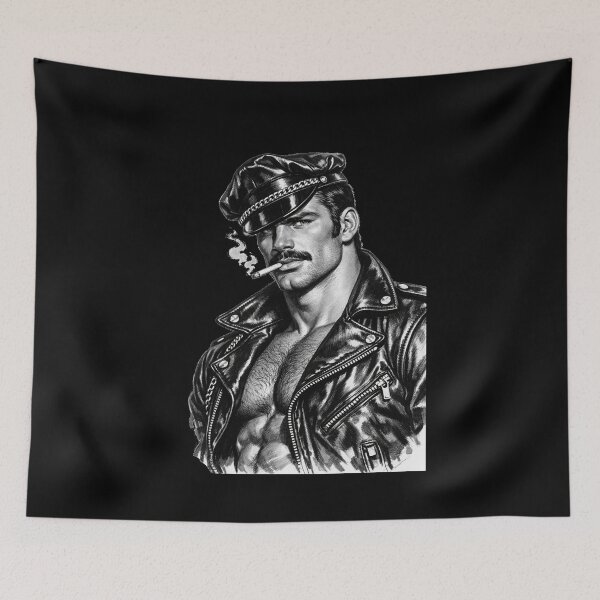 Item preview, Gay Leather Biker Series Call Me Daddy Leder Pride Graphic Design designed and sold by ItsAKinkThing.