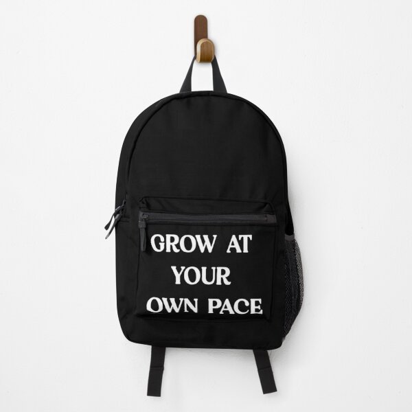 Item preview, Grow At Your Own Pace Aesthetic Minimalist Typography Quote designed and sold by Akkhay.