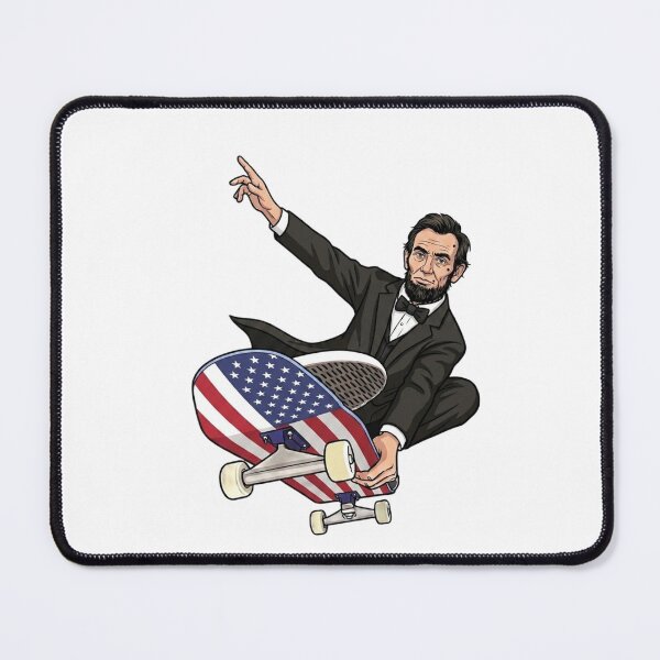 Item preview, Abraham Lincoln skateboarding designed and sold by unionpride.
