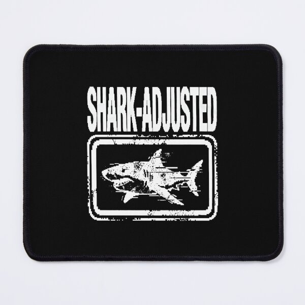 Item preview, Grungy Glitch Shark-Adjusted Graphic Style for Ocean Enthusiasts designed and sold by SplashTastic.