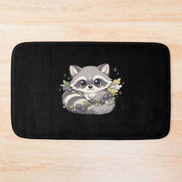 Item preview, Lunar Bramble Raccoon Mythical Forest Spirit Sticker designed and sold by tineldesign.