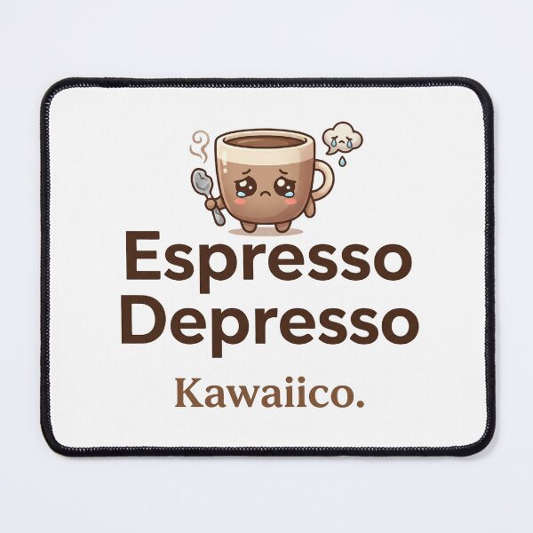 Item preview, Espresso Depresso Coffee Meme designed and sold by BrewChef.