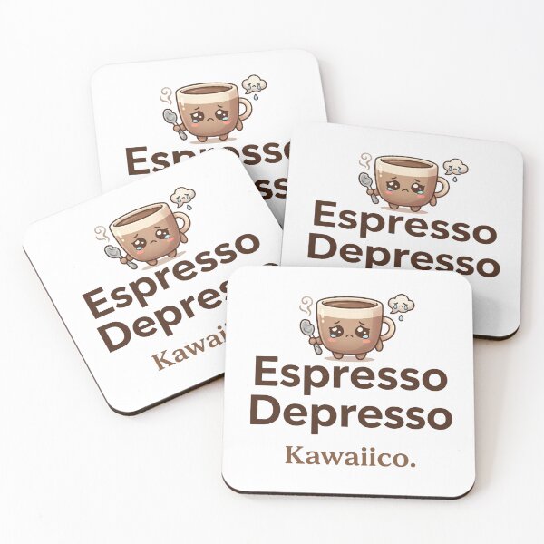 Item preview, Espresso Depresso Coffee Meme designed and sold by BrewChef.