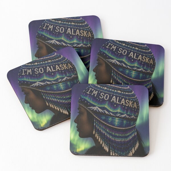 Item preview, I'm So Alaska Alutiiq Headdress  designed and sold by YahnaKay.
