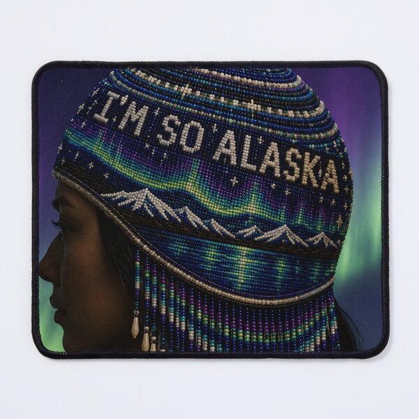 Item preview, I'm So Alaska Alutiiq Headdress designed and sold by YahnaKay.