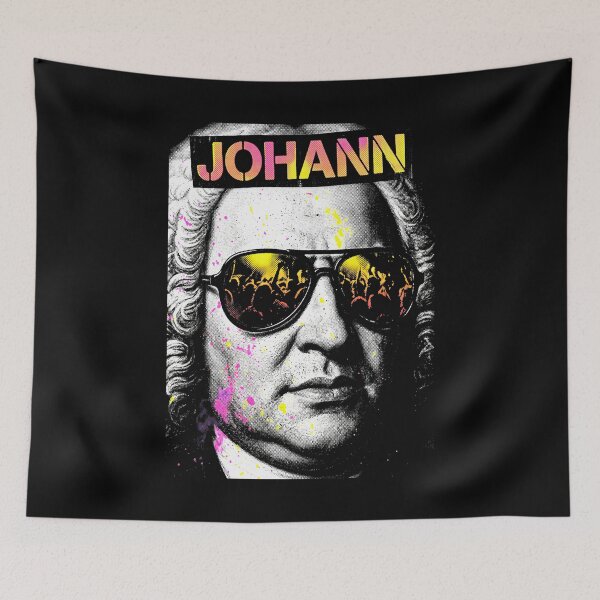 Item preview, Johann Sebastian Bach Funny Composer Retro Pop Art Music designed and sold by GrandeDuc.