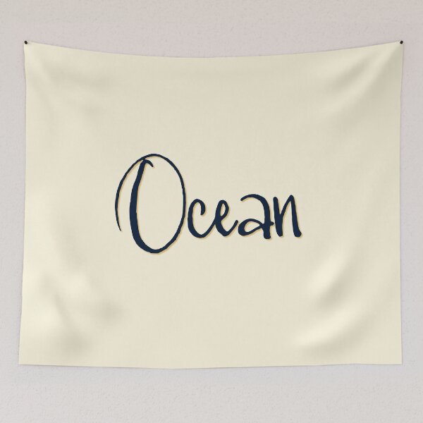 Item preview, OCEAN personalized type design designed and sold by CharlottePlaceArt.