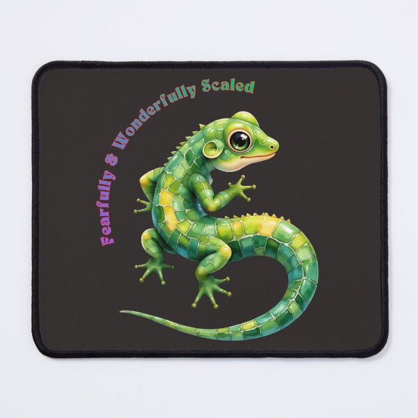 Item preview, Fearfully & Wonderfully Scaled Cute Gecko Shirt | Christian Reptile Lover Design designed and sold by Ashes to Artistry.