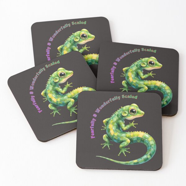 Item preview, Fearfully & Wonderfully Scaled Cute Gecko Shirt | Christian Reptile Lover Design designed and sold by Ashes to Artistry.