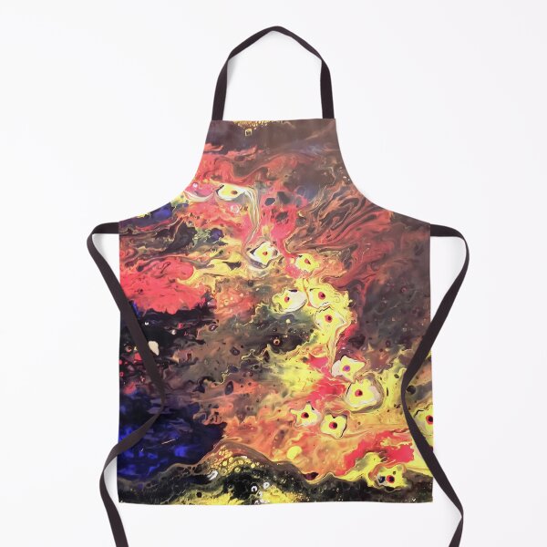 Item preview, Boccioli Dorati Astratti in Rosso e Blu designed and sold by Verdiami.