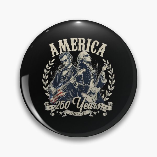 Item preview, USA George Washington Abe Lincoln Playing Guitar 250th designed and sold by sigrunsartcave.