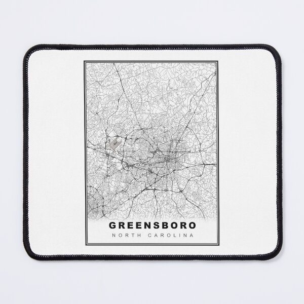Item preview, Greensboro Map designed and sold by Tamas Das.
