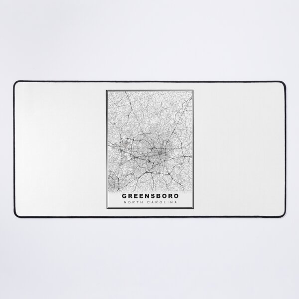 Item preview, Greensboro Map designed and sold by Tamas Das.