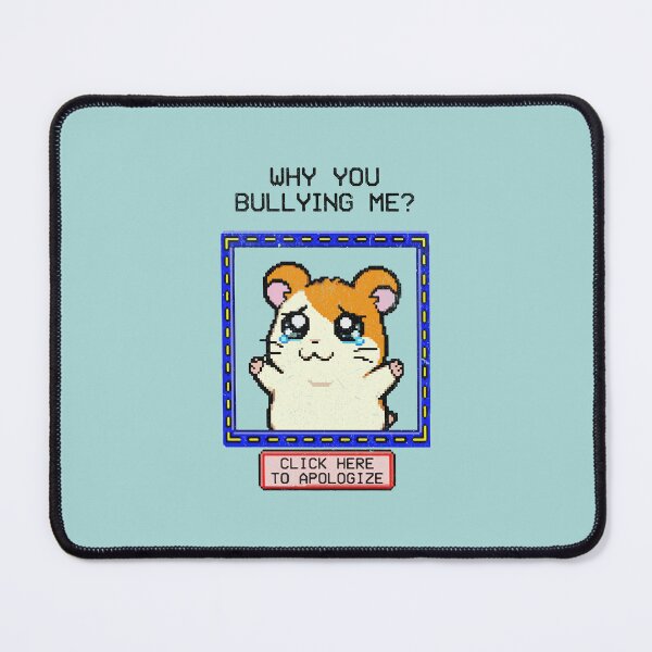 Item preview, Crying Pixel Hamster Meme Humor designed and sold by AwesomeBeyondLimits.